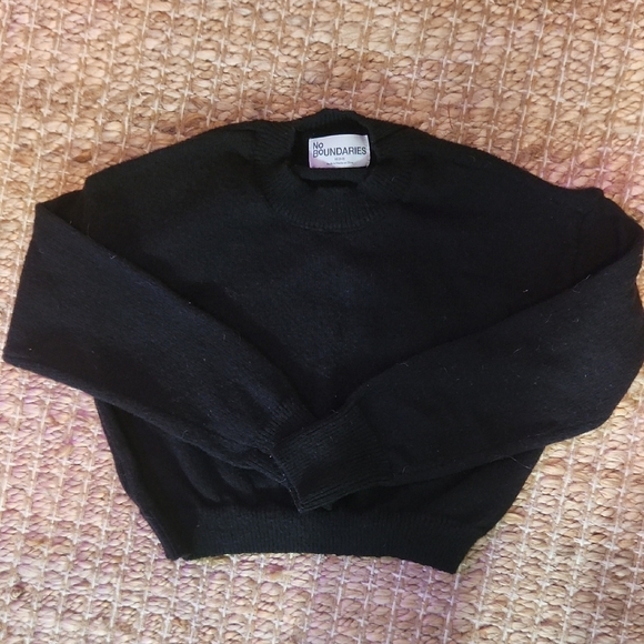 No Boundaries Black Men's Sweater - Picture 1 of 1